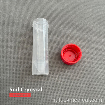 Prodotto di laboratorio Cryovial 5ml FDA